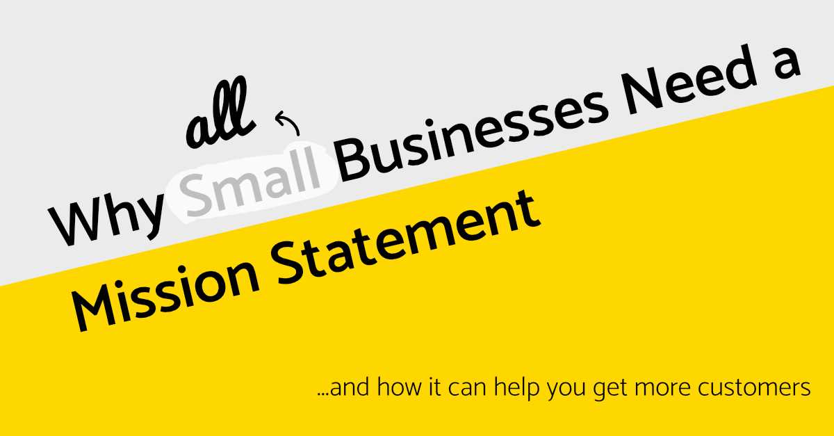 Cover image for Why small businesses need a Mission Statement